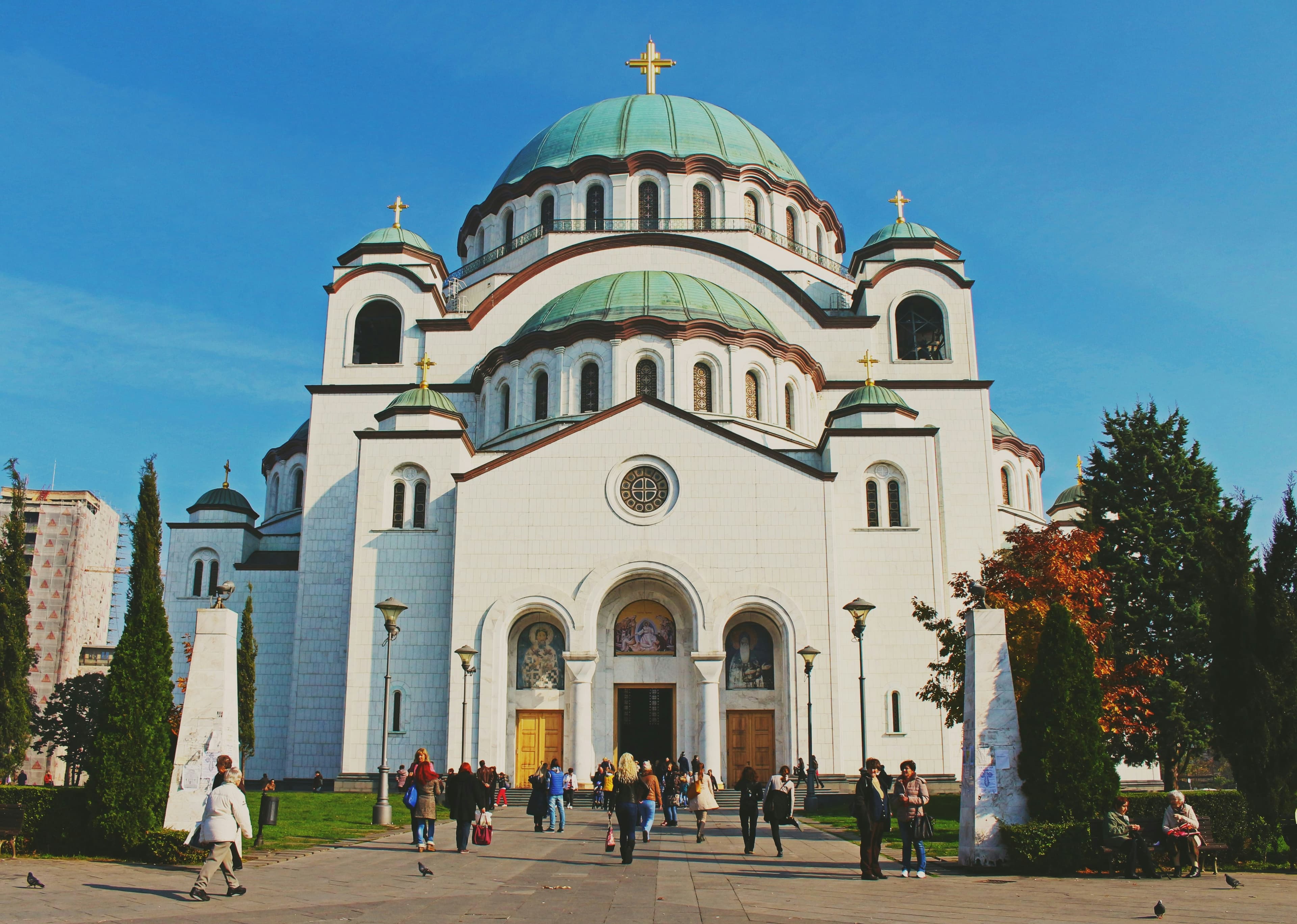 People enjoying life in Serbia
